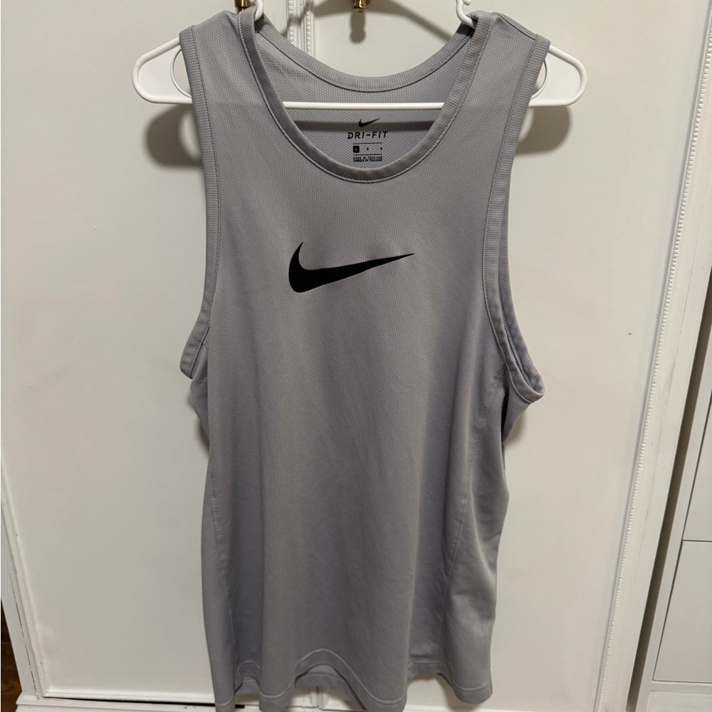 Nike Light Gray Sleeveless Top